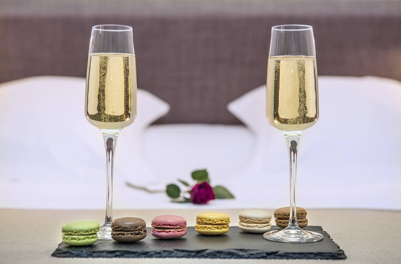 wijn macarons