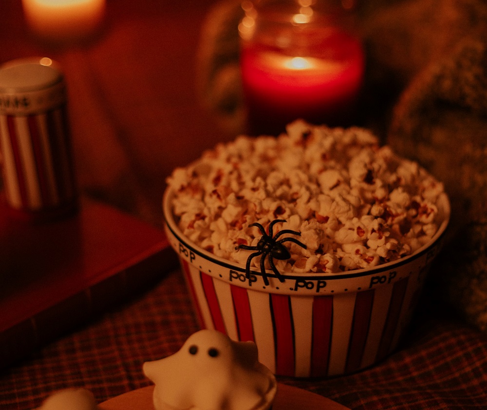 Halloween snacks popcorn