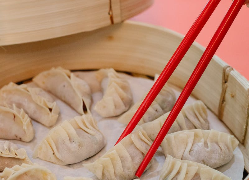 Gyoza met Oostenrijkse Zweigelt 